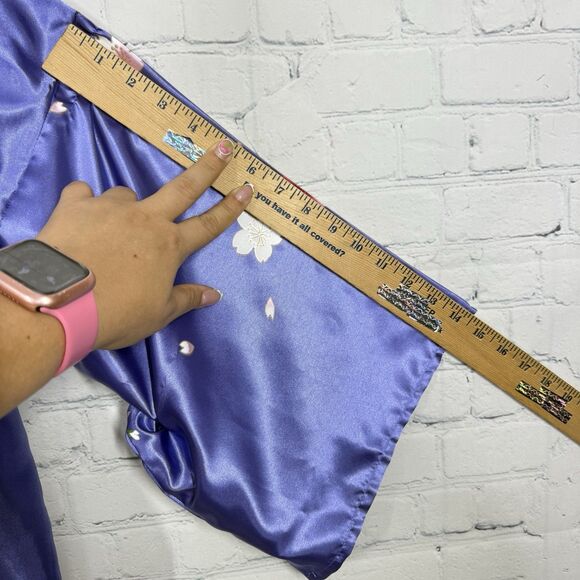 Tokyo Kimono Women SIze 35 Vibrant Floral Mid Lenght Oversized Coverup Duster - Picture 8 of 8